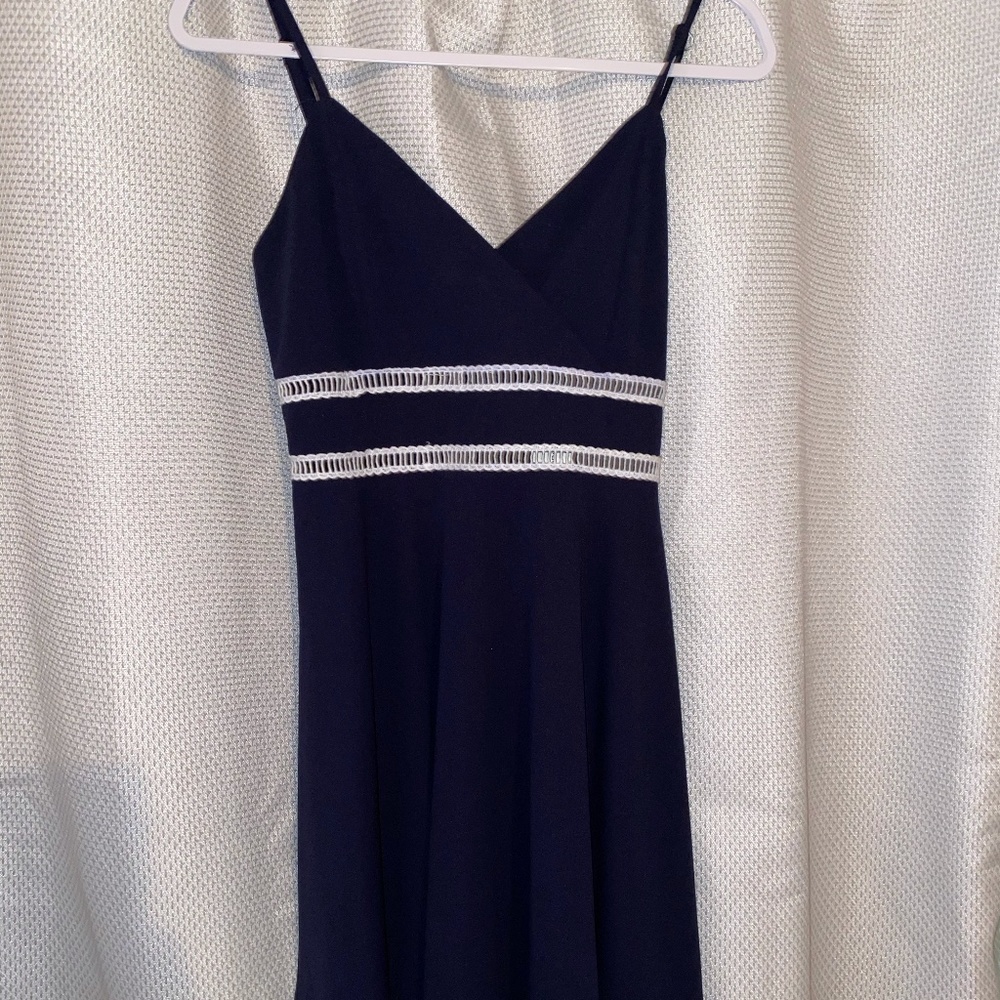 Short navy blue dress